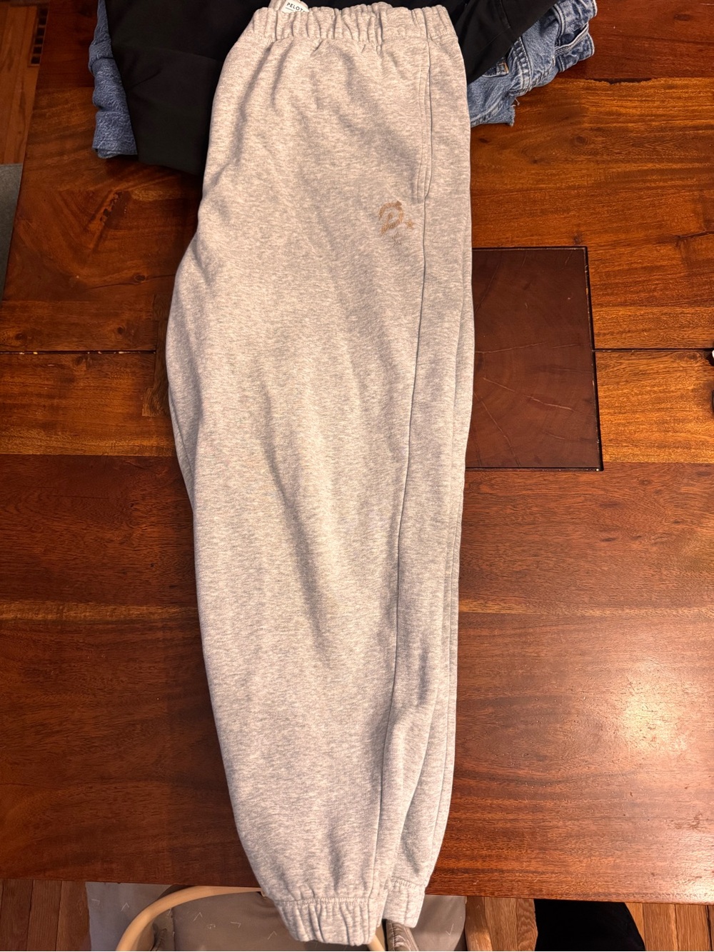 Peloton Gray Elastic-Cuff Sweatpants joggers